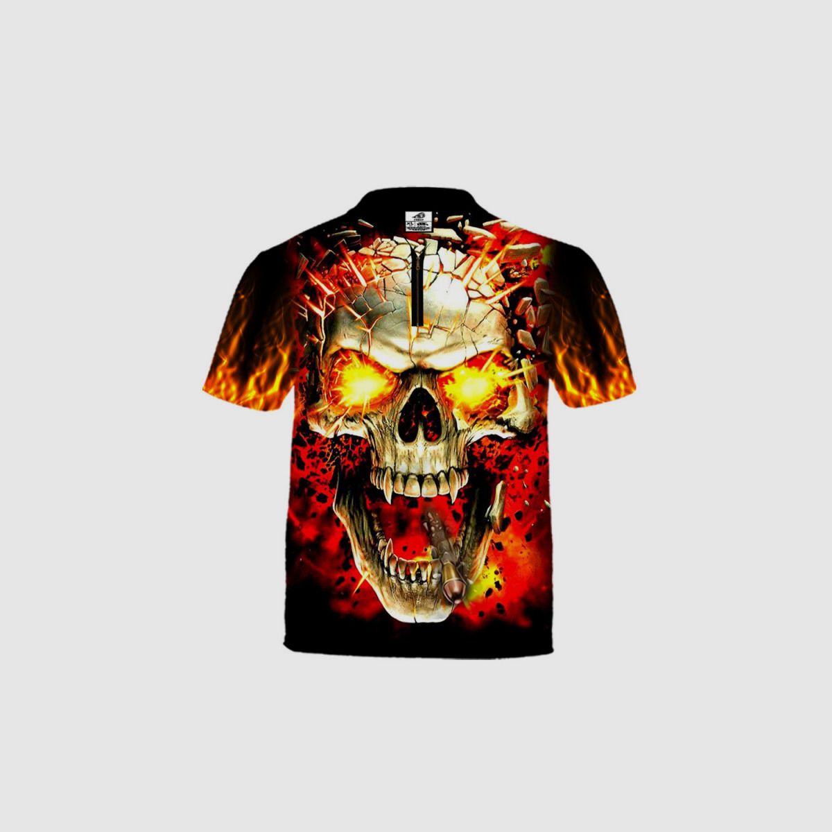 DED Skull T-Shirt, Größe: 6XL, Benutzerdefinierter Name: Kein Name, Kleidungstyp: Regular (Herren), Bild 1 von 3