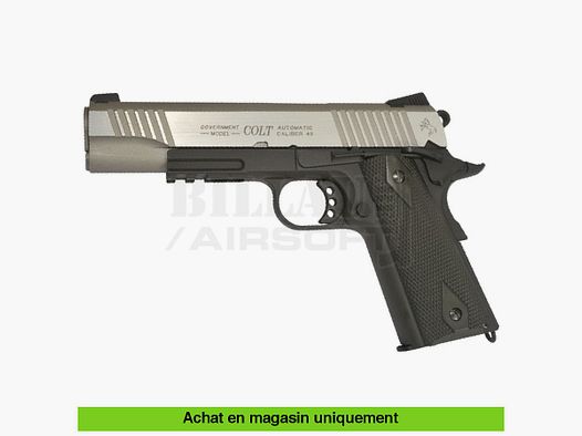 GBB-CO₂-Pistole Colt Rail Gun Dual Tone Full Metal