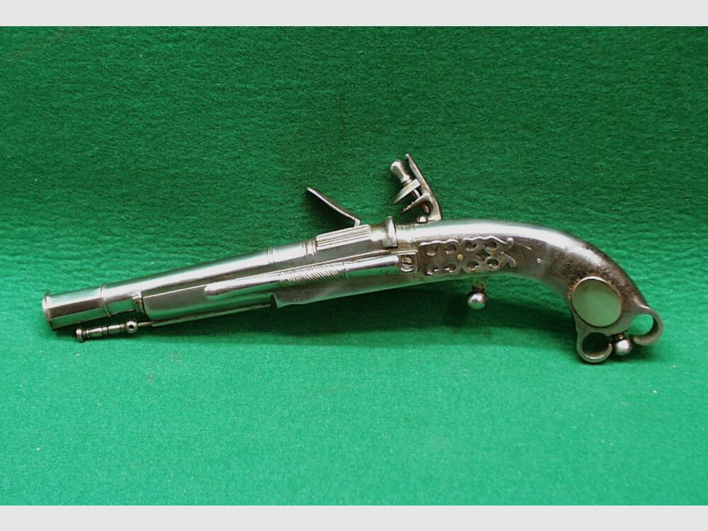 Décoratif - Pistolet à silex écossais tout en métal - Pistolet