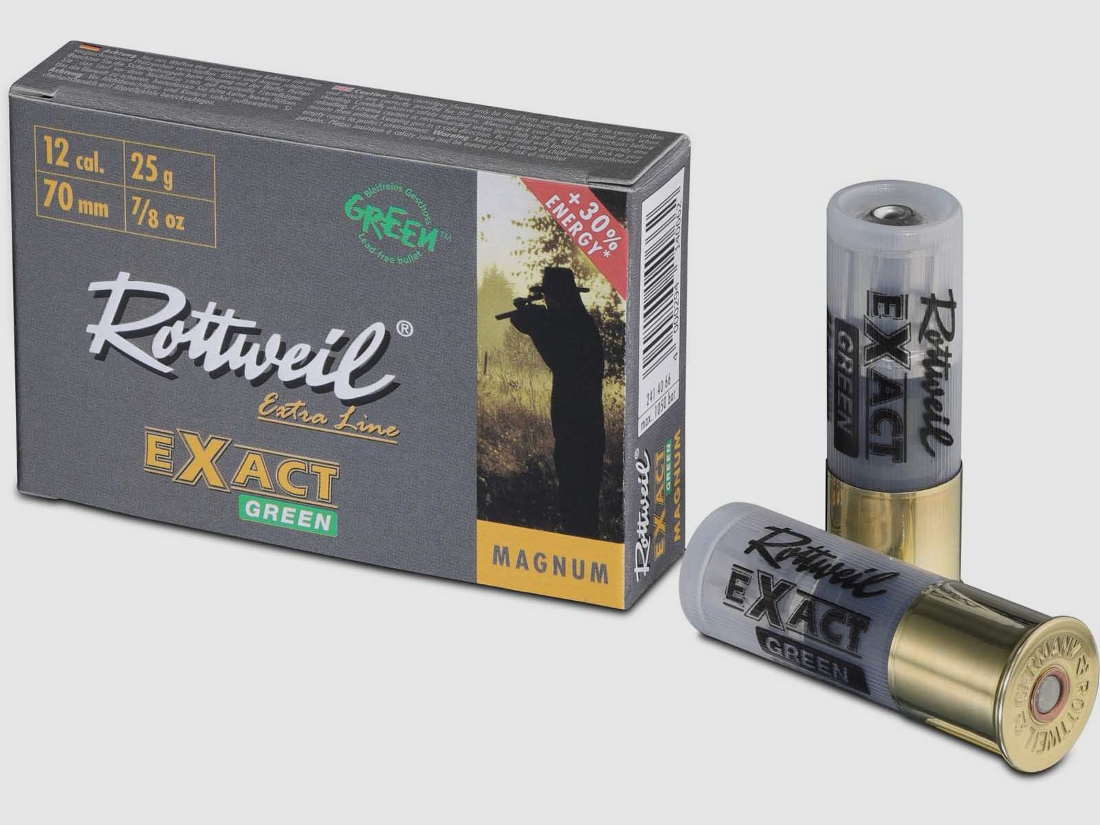 Rottweil 12/70 EXACT GREEN 25g Bleifrei