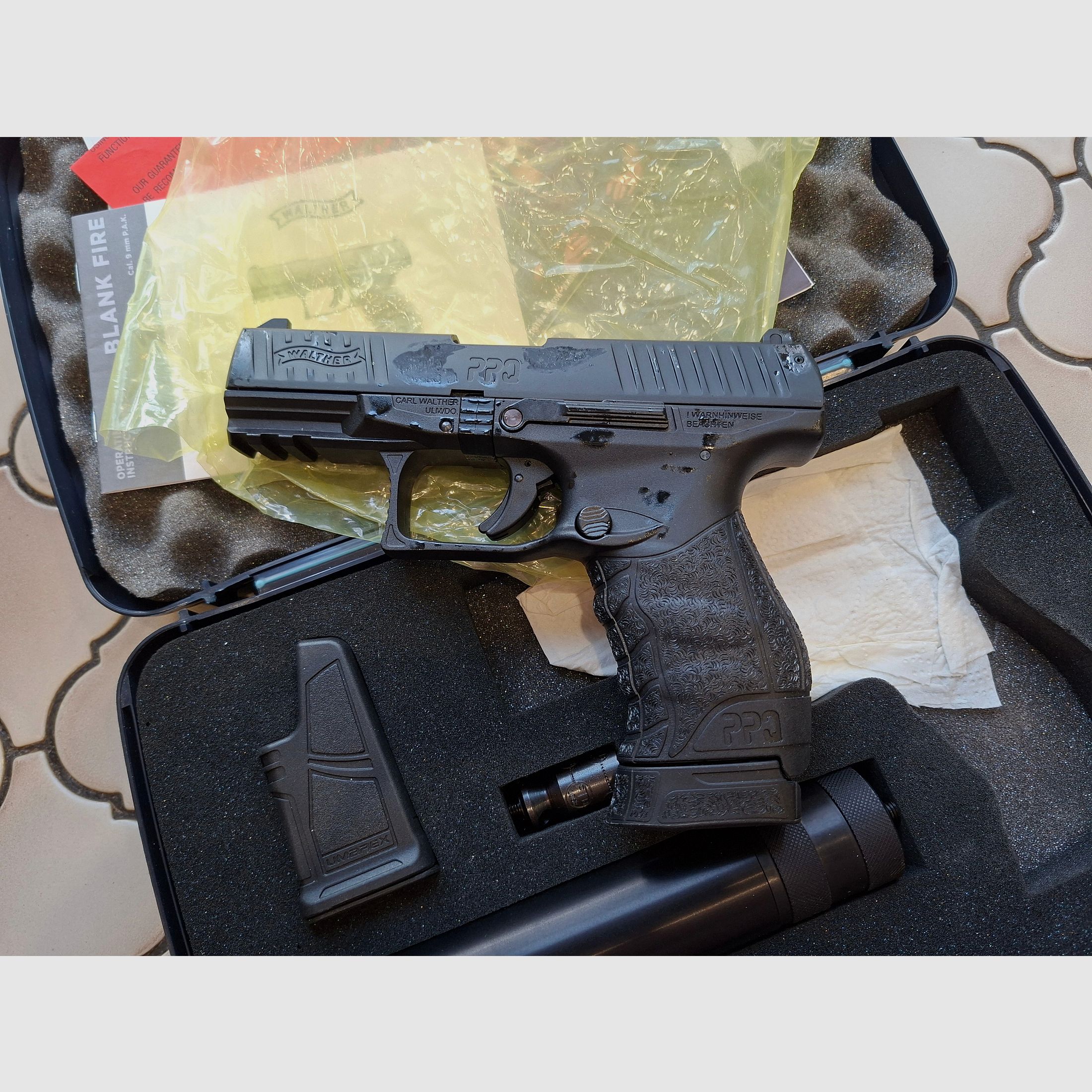 Walther PPQ M2 BLK Navy Kit PAK, brand new and unfired.