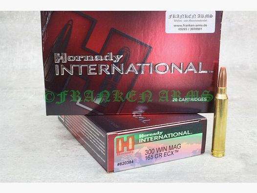Hornady ECX .300 Win.Mag. 165gr. 10,7g 20 pièces Prix dégressifs