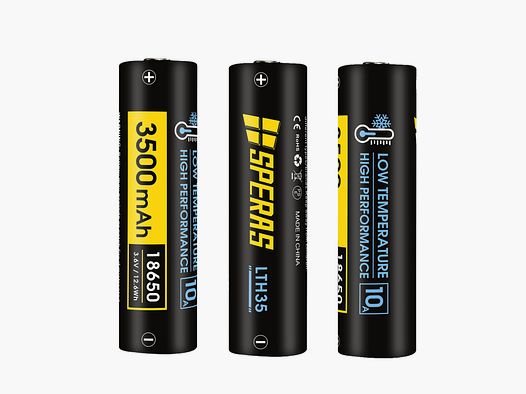 Speras Low Temperature Battery 18650, 3500mAh