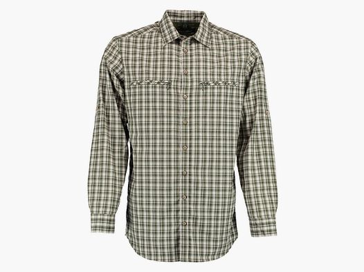 Orbis Textil Herrenhemd 1/1 Arm Regular Fit Hafischkragen, Krempelarm