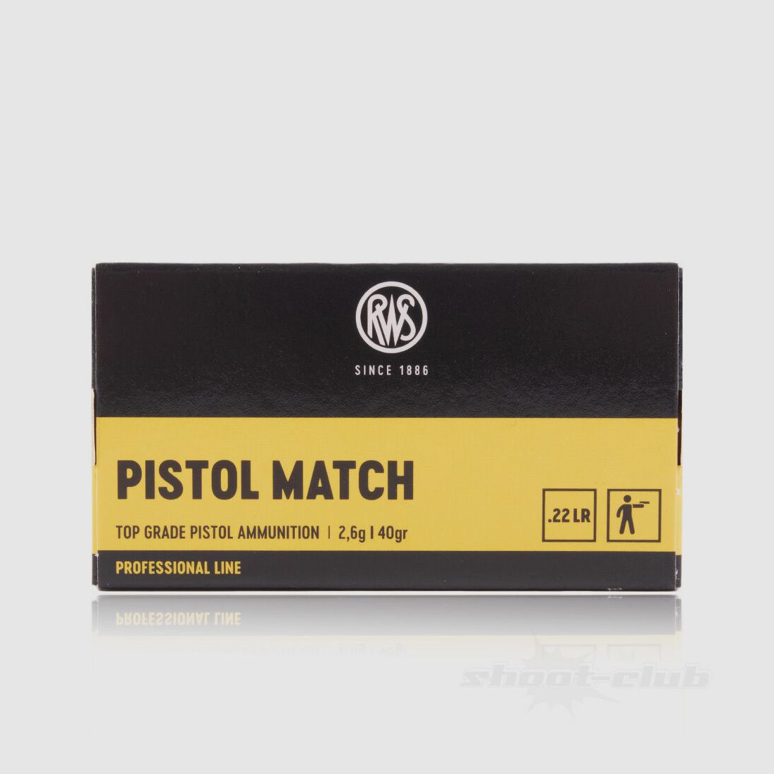 RWS Pistol Match LRN 40grs 50St .22lr