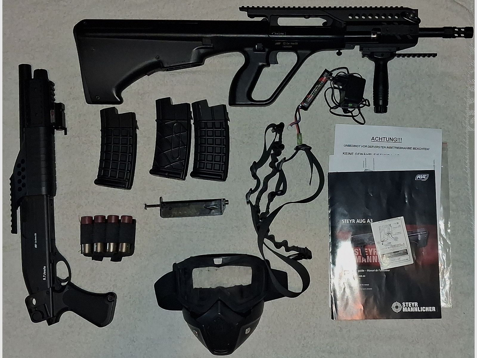 ASG Steyr AUG 3, inkl. Gewehrtasche, und diverses Zubehör, Bild 4 von 4
