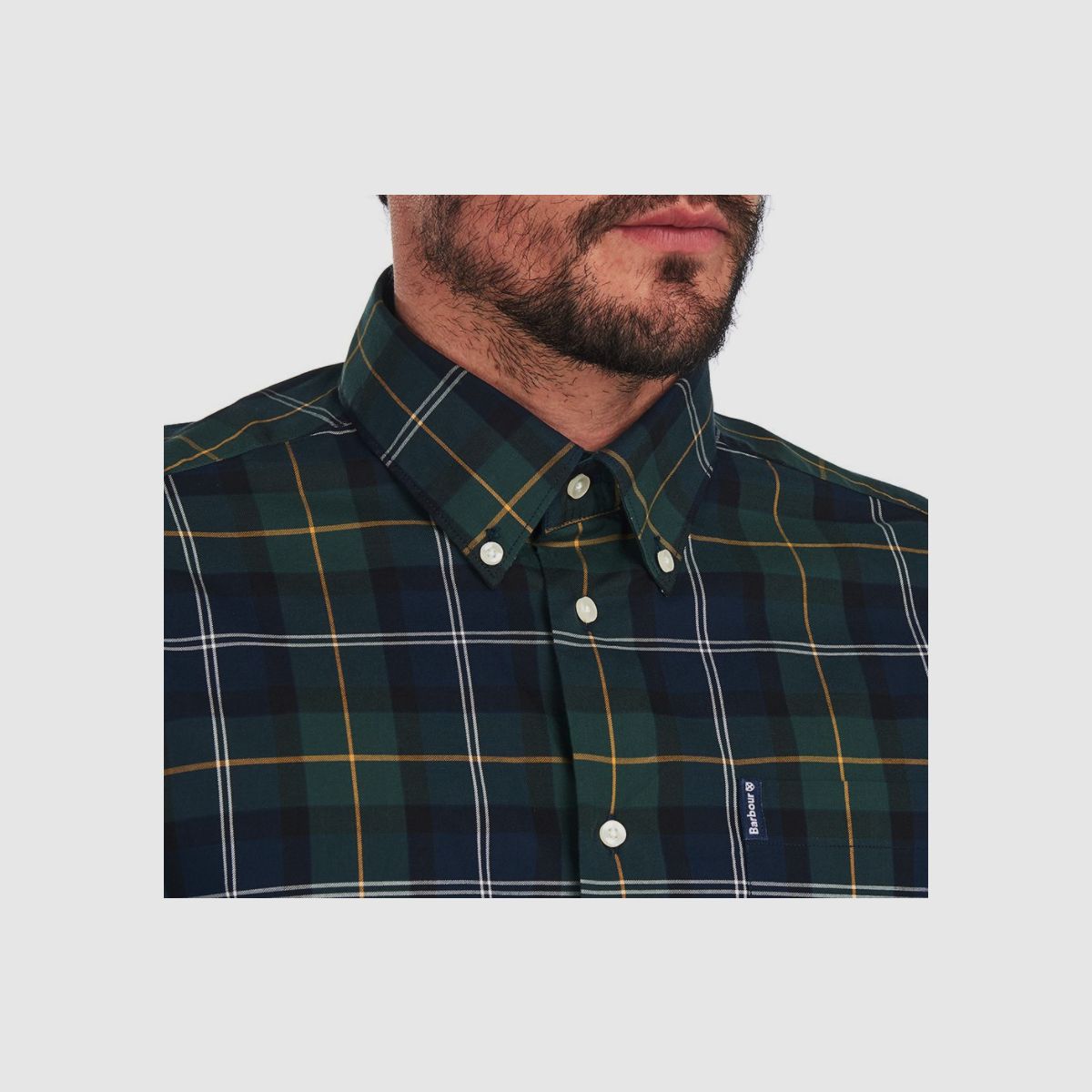 BARBOUR Wetheram Hemd Seaweed Tartan