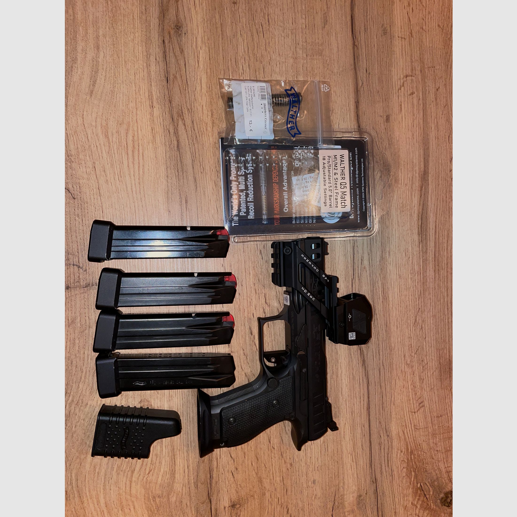 Walther Q5 Match SF AllBlack mit Experttrigger & Extras
