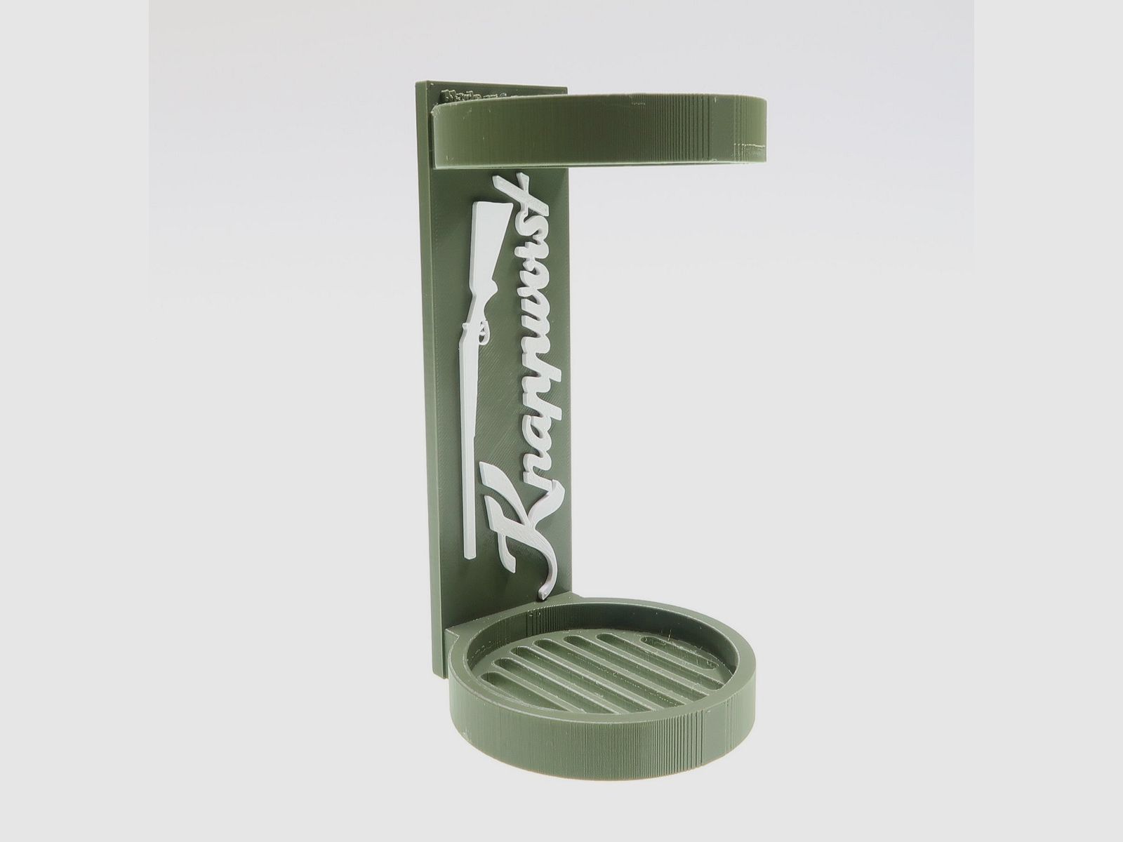 Knappworst Schalldämpferhalter oliv/weiß