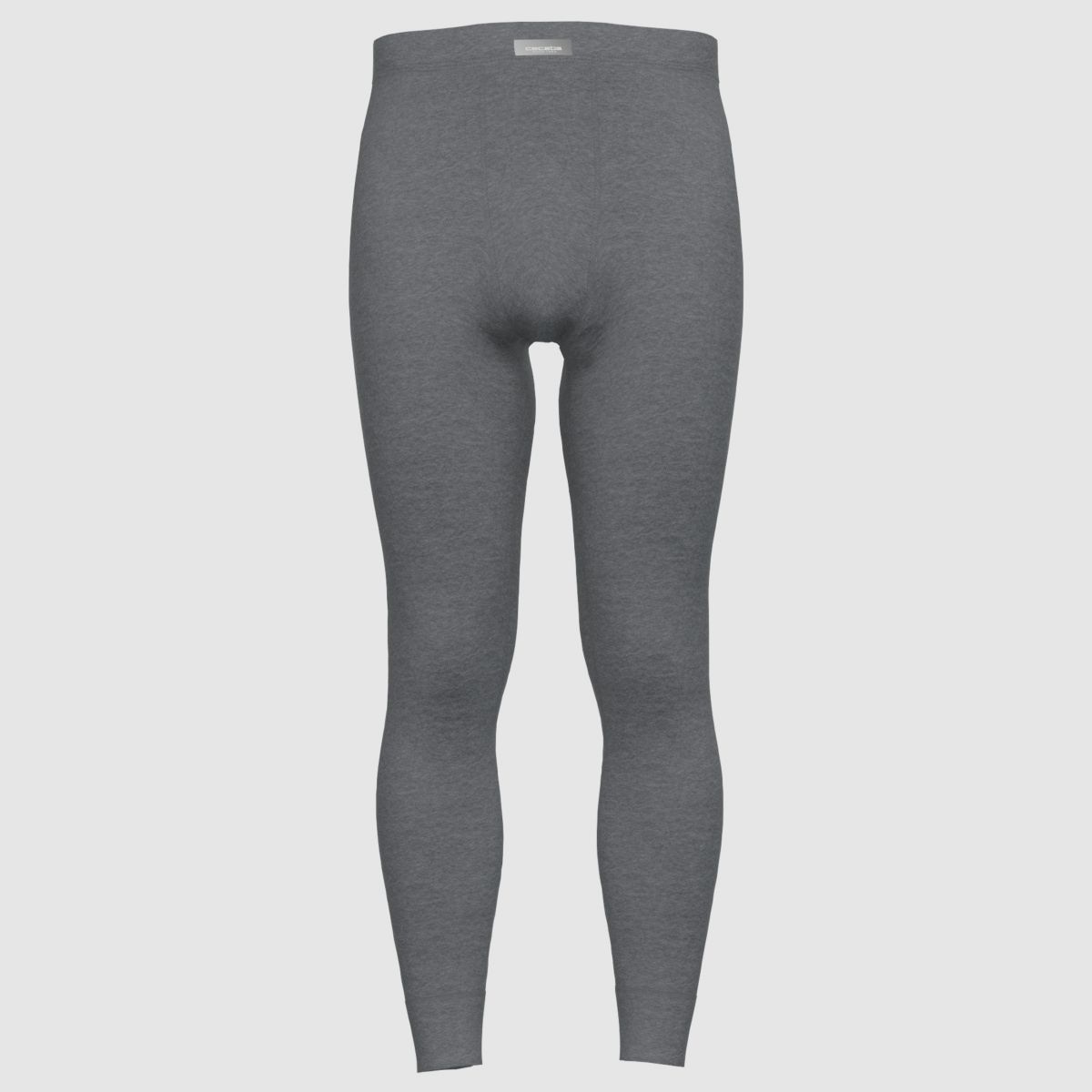 CECEBA Thermo Sport Unterhose Long Grau Dunkel Melange