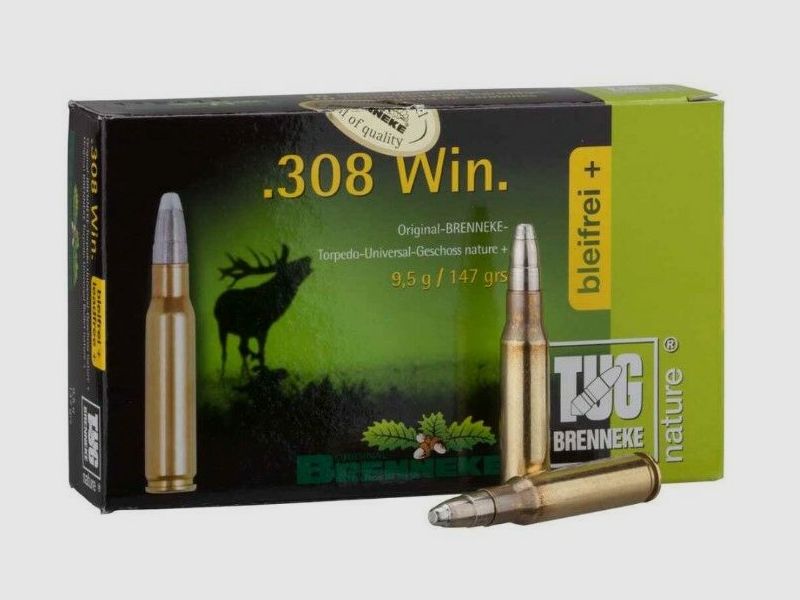 Brenneke .308 Win. TUG nature+ 9.5g/147 grs. Brenneke