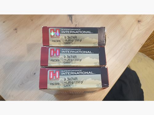 9,3x74R Hornady Superformance International GMX