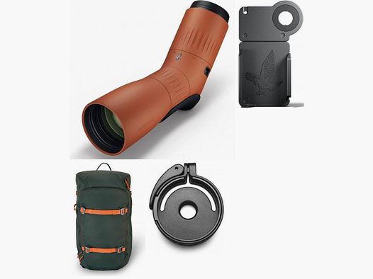 SWAROVSKI OPTIK Swarovski ATC 17-40x56 Orange Expertenpaket für die Vogelbeobachtung
