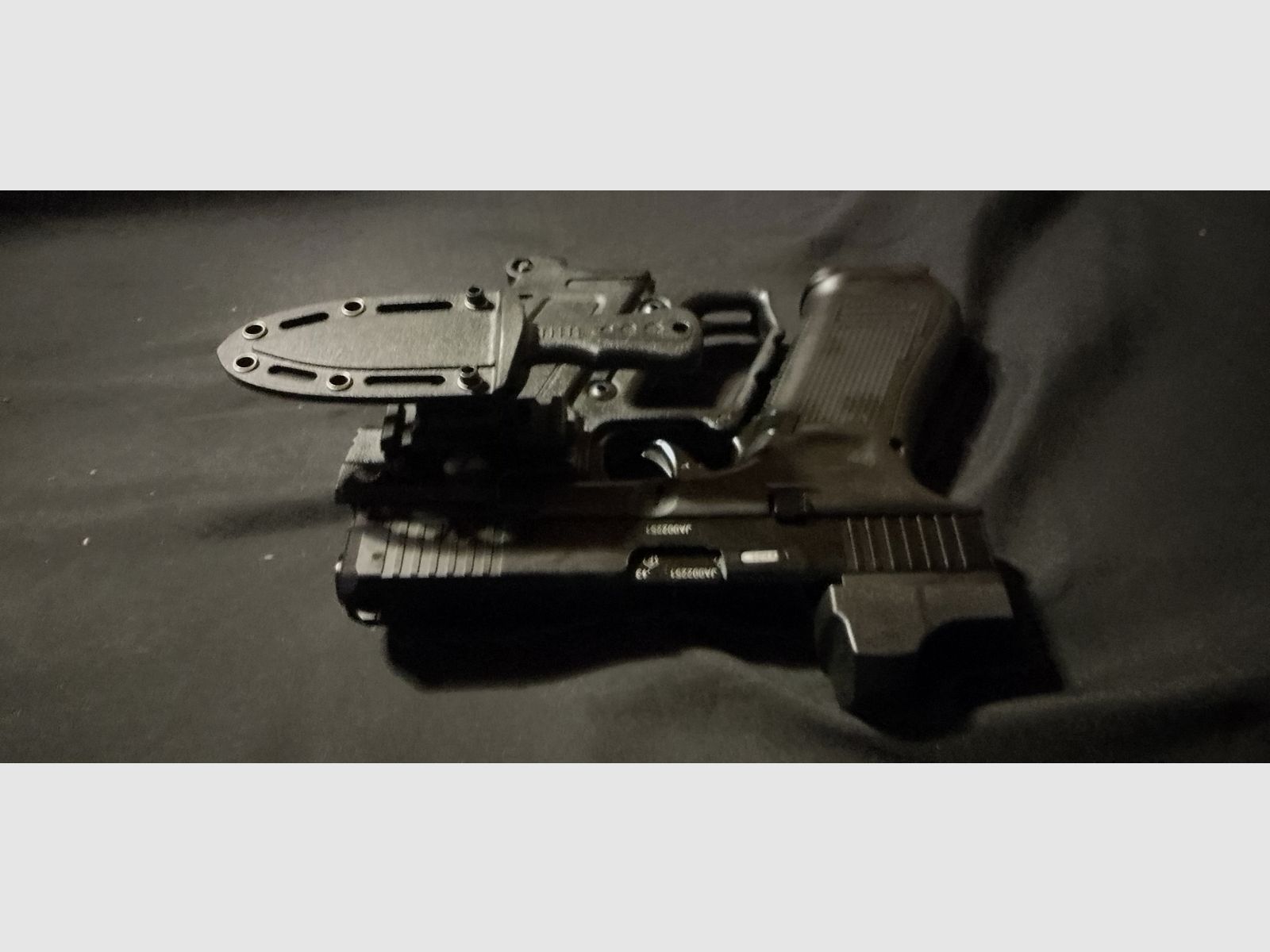 Carabine kit Glock 17 Gen 4 und 5 tactical Magazinkampfkit  we marui te g 18 19 26 neu + tactical knife