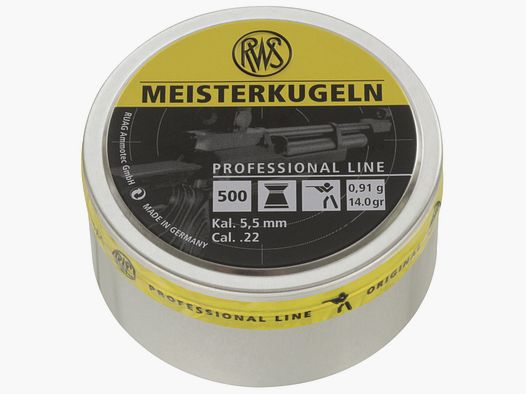 RWS plombs 5.5mm MEISTERKUGELN
