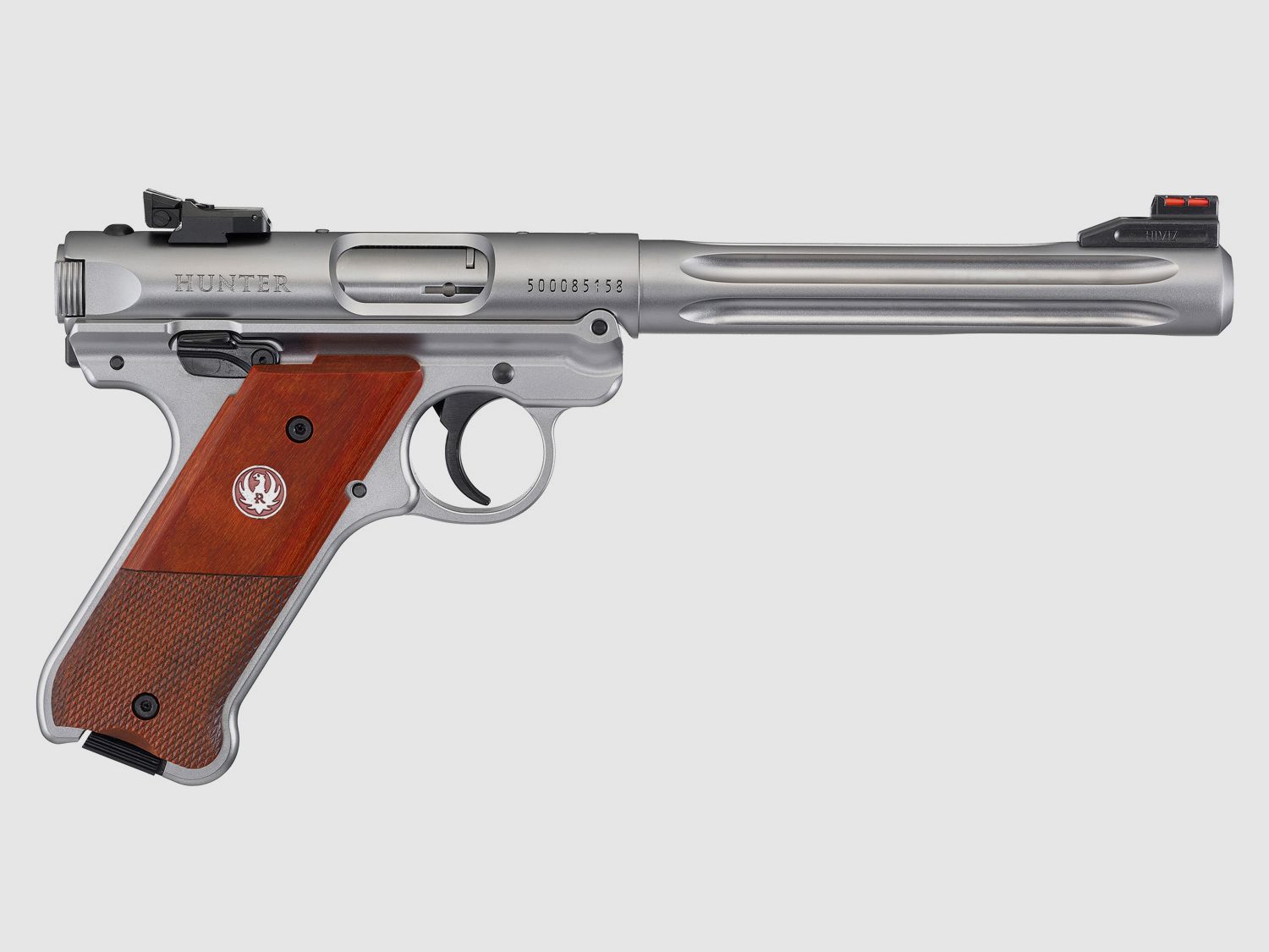 RUGER PISTOLE MARK IV HUNTER .22 LR 6,9"/17,48CM SATINIERTER EDELSTAHL