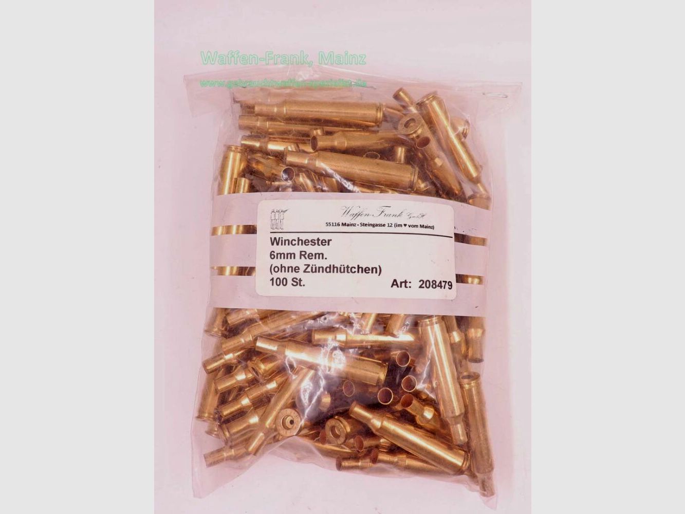 Winchester - USA Langwaffenhülsen 6mm Rem.