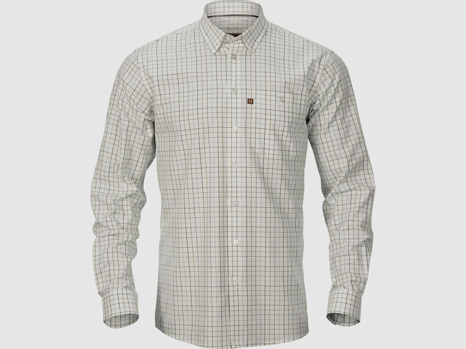 Härkila Hemd Retrieve in Dark Olive Check