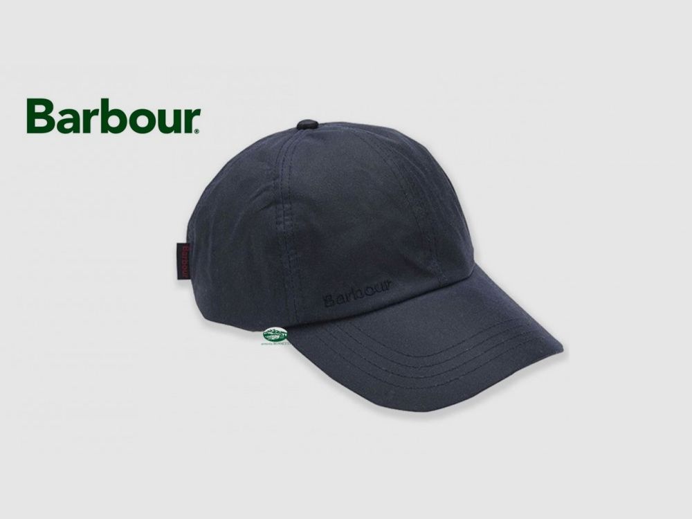 BARBOUR Cappello tesa Wax Sports blu navy