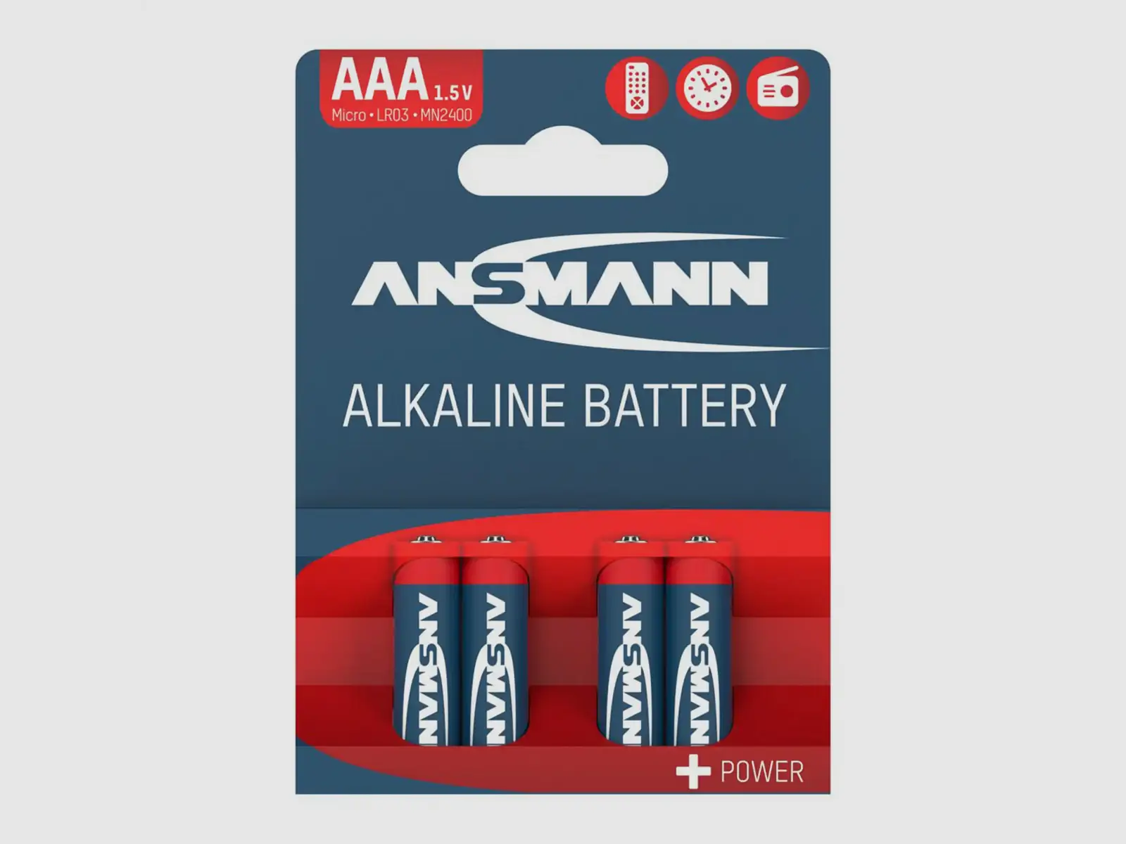 Ansmann Ansmann Batterie Alkaline Micro AAA LR03 4er-Pack