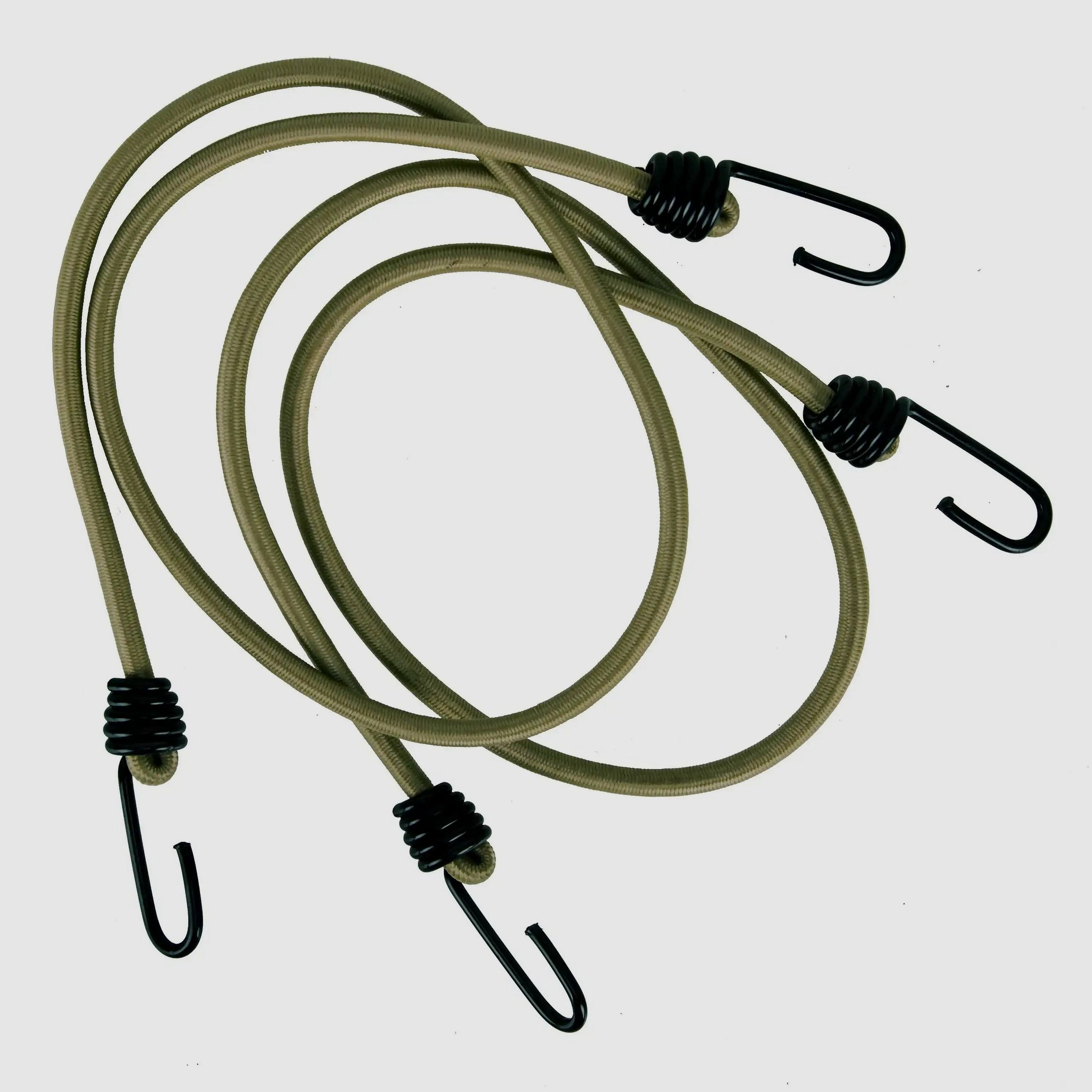 Mil-Tec Mil-Tec Corde Élastique avec Crochets Ensemble de 2 Pièces - Olive