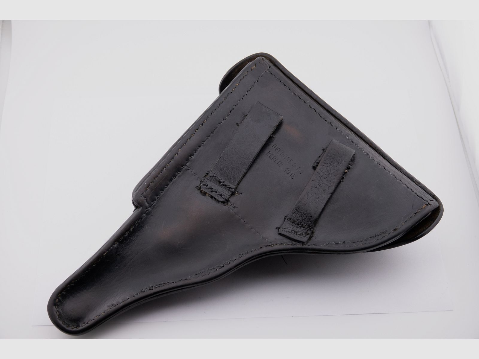 Pistole P 08 9mm Luger ERFURT 1916 1920 Reichswehr Truppenstempel + Tasche
