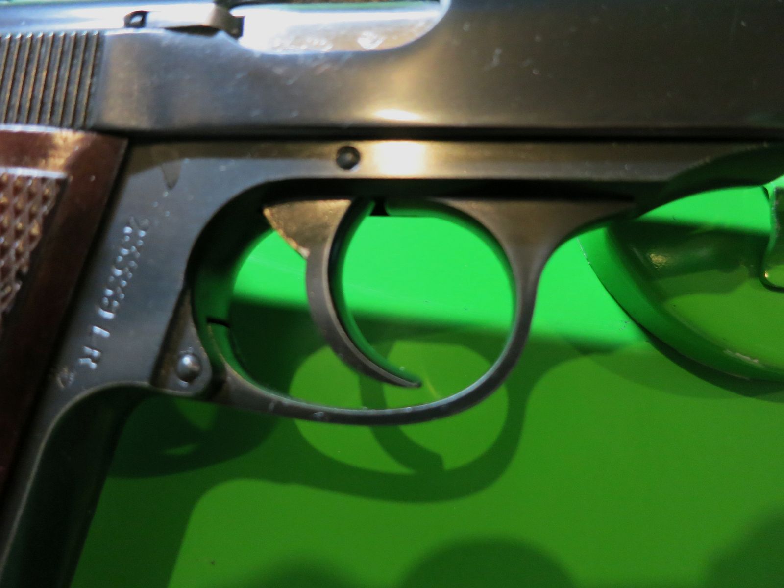 Walther PP « Pistolet de police », .22lr pistolet d'entraînement, plaquettes en bois       #39, image 8 sur 11