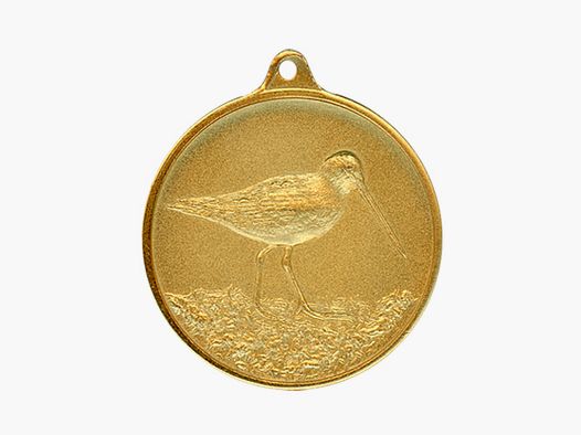 Steinhauer&Lück Jagdmedaille Schnepfe 40 mm vergoldet