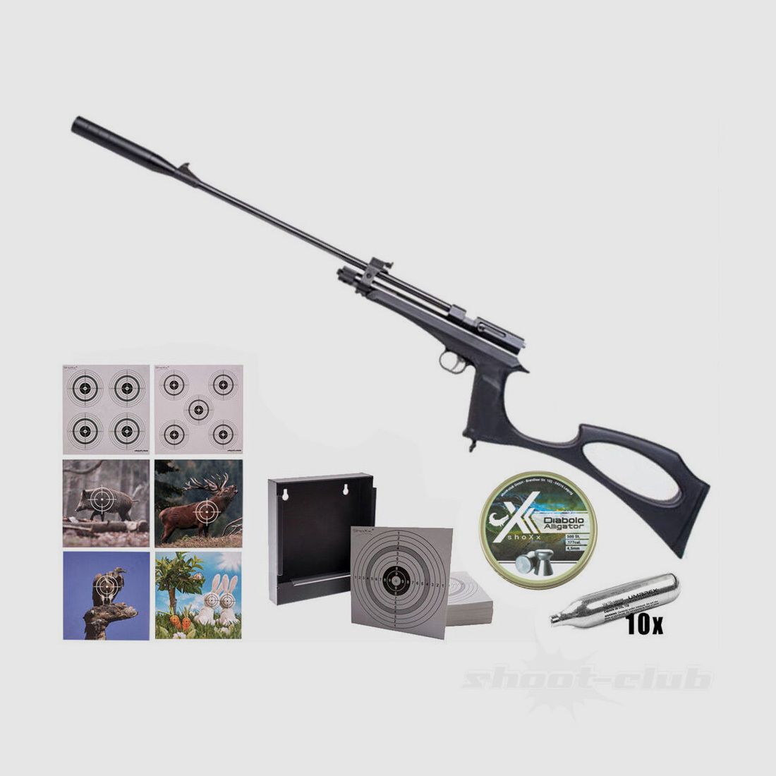 Diana	 DIANA Chaser Rifle 4,5 mm Zielscheiben Set