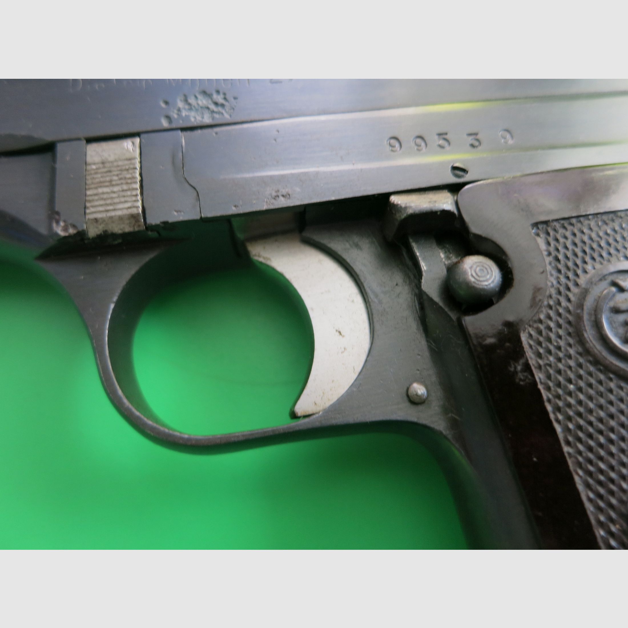 Pistole BÖHMISCHE WAFFENFABRIK (CZ) Mod.27, Kal. 7,65mm Browning, WaA76, WW2 Wehrmacht     #85