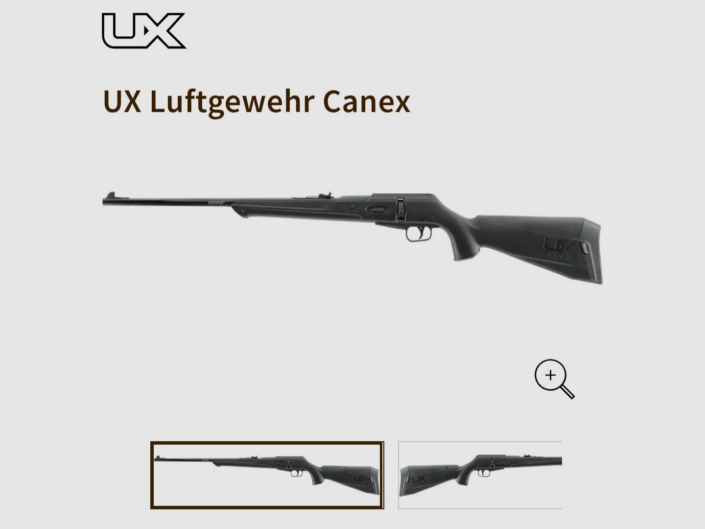 UX Co2 air rifle Canex + Co2 capsules 12g + targets !!