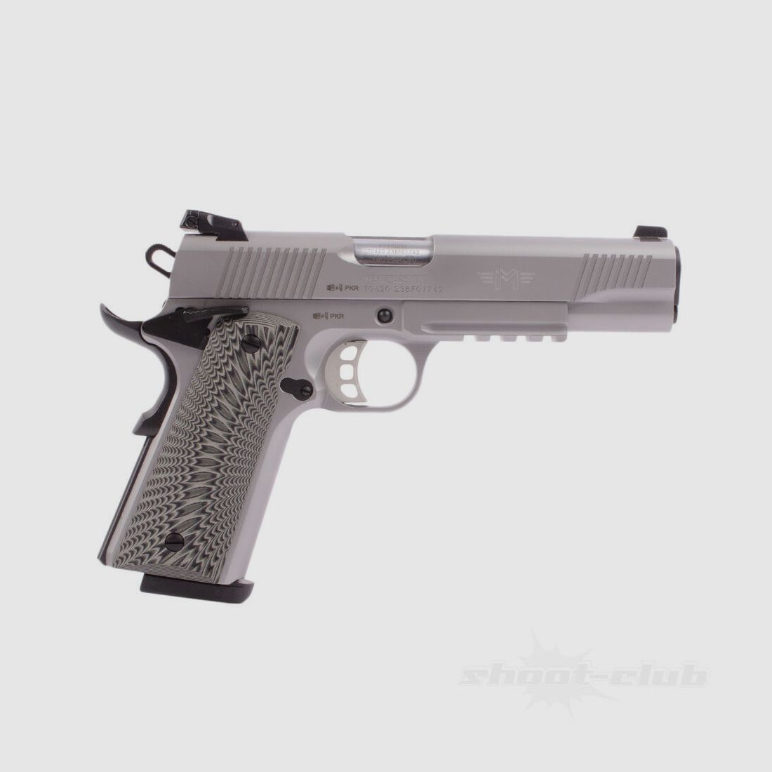 Messerschmitt ME 1911 Pistole Silber
