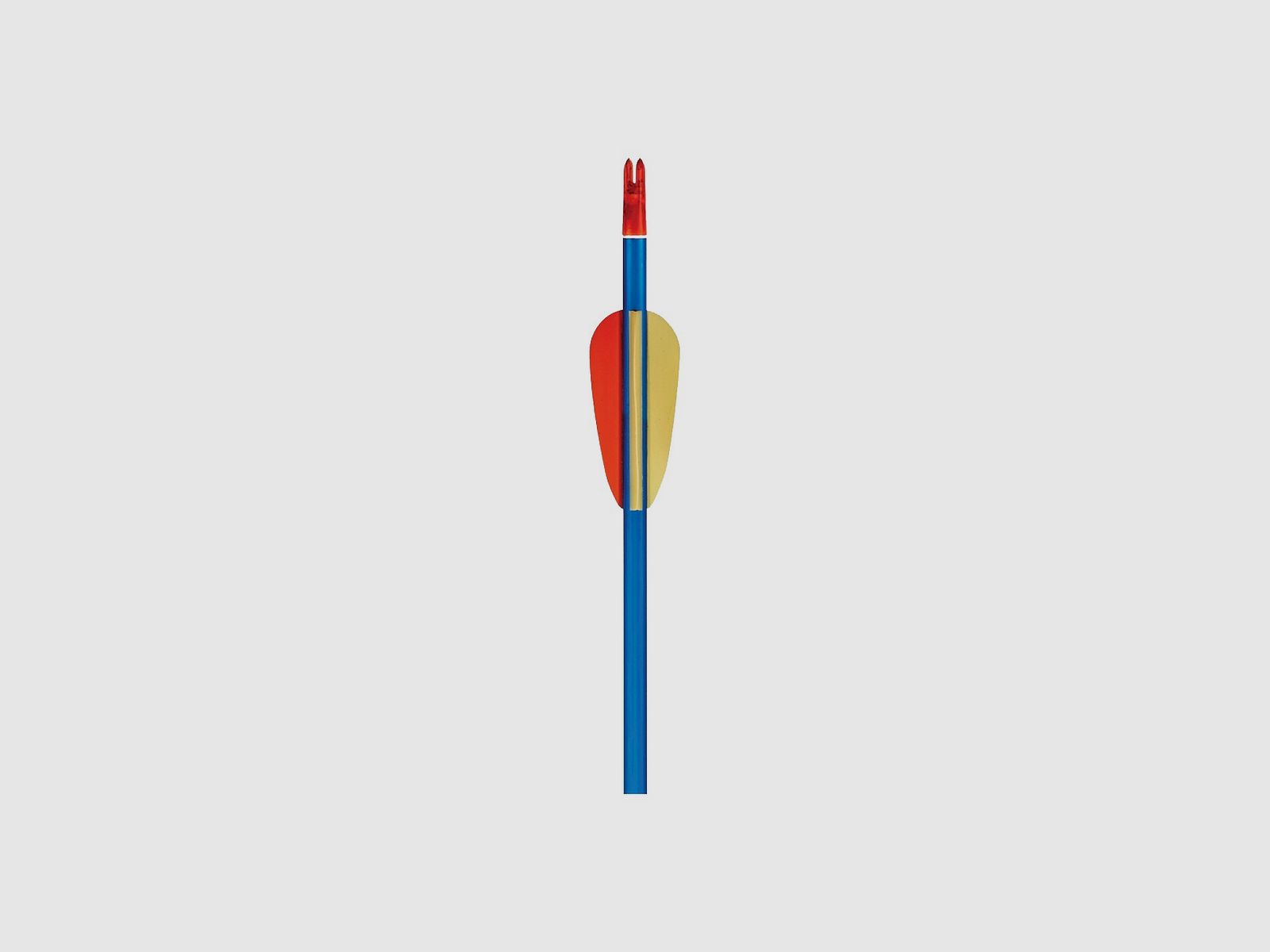 Flèche en aluminium pour arc 73 cm bleue, image 4 sur 4