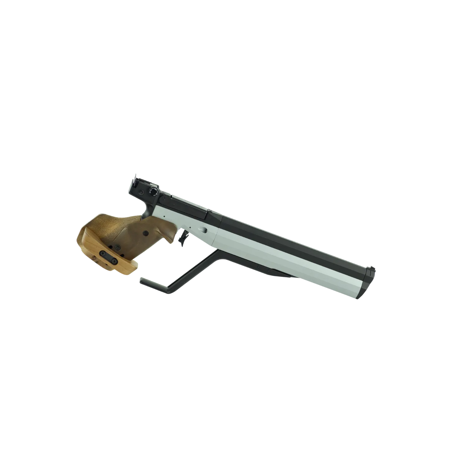 FWB Mod. 100 pistolet à air comprimé pneumatique #Pièce rare de première main Comme neuf + révision en usine, image 3 sur 5