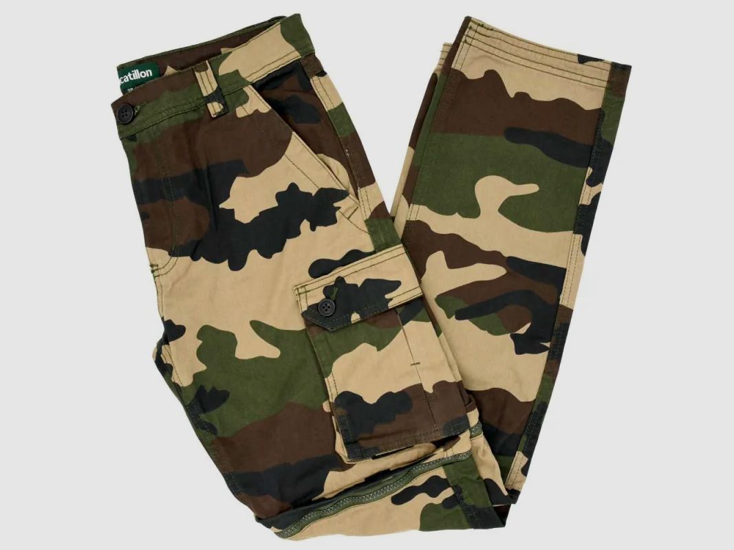 Pantalon treillis 6 poches homme 3 en 1 coton camo 38 à 66, image 9 sur 10