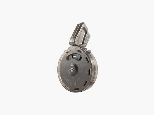 BLACK DOG AR-15 Drum Magazine 22lr 50rd Polymer Smoke Gray
