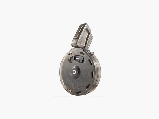 BLACK DOG AR-15 Drum Magazine 22lr 50rd Polymer Smoke Gray