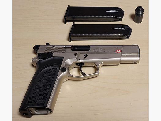 Umarex Browning GDPA 9 Nickel + 2. Magazin 9mm PAK / P.A.K.