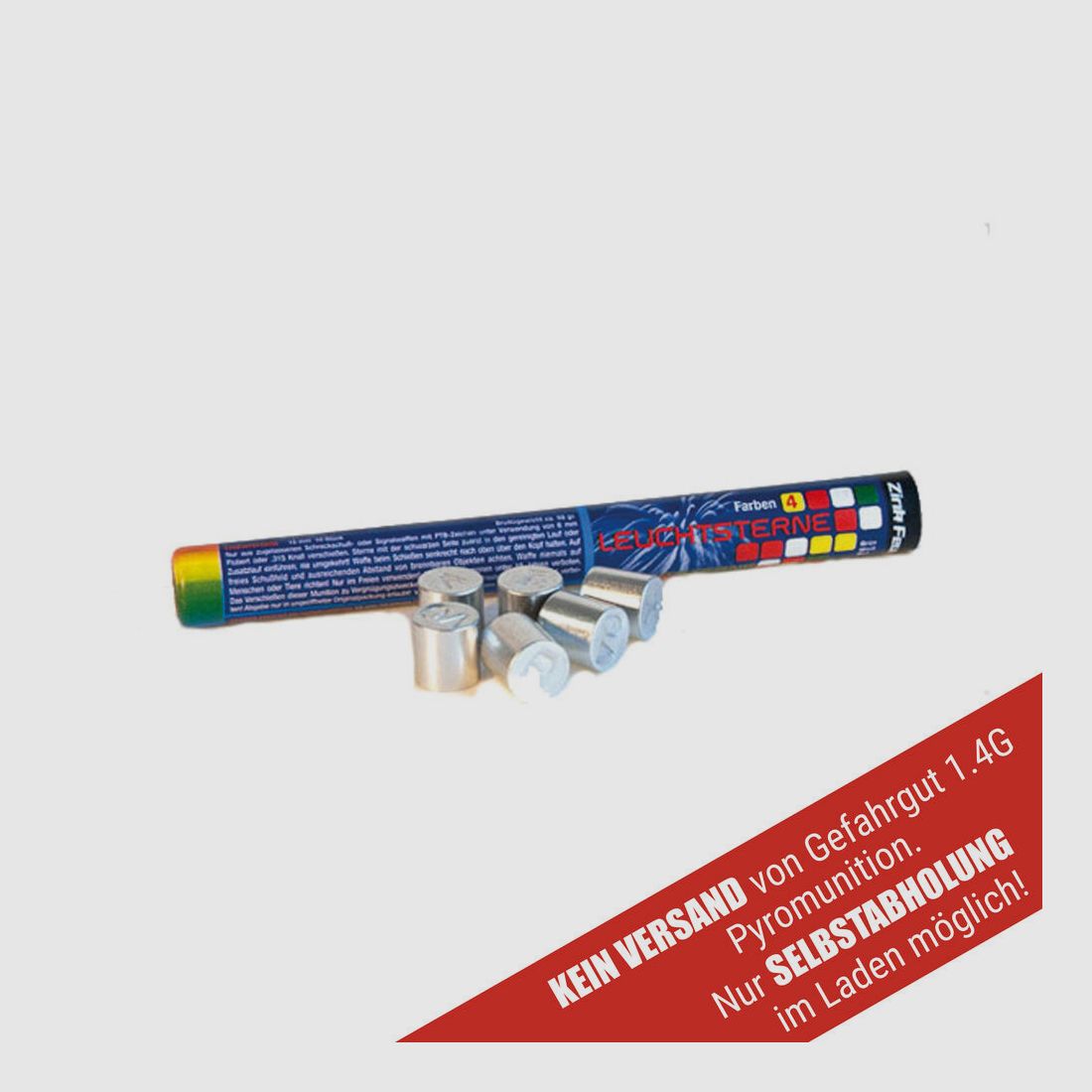 Zink Signalsterne 4 Farbig 15mm