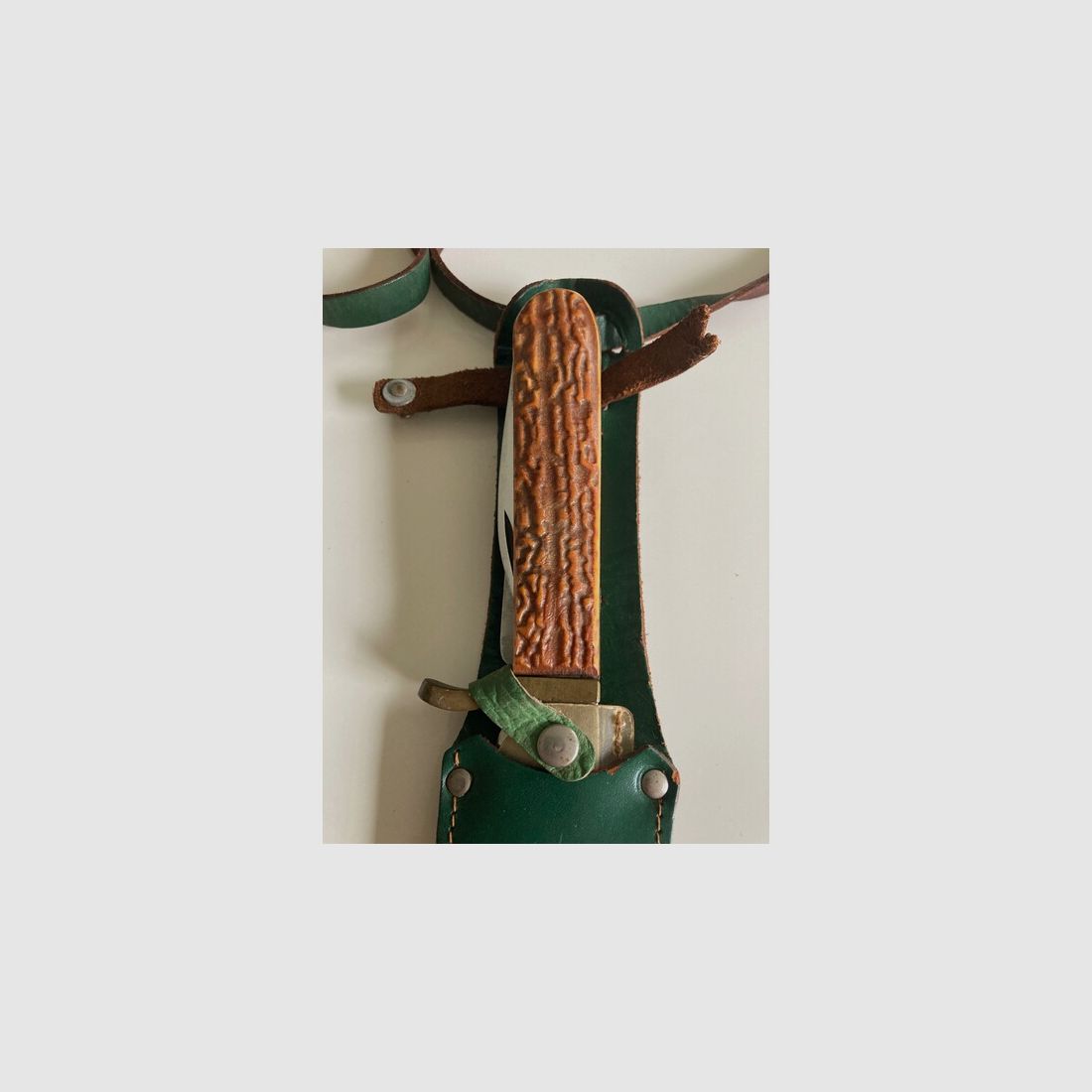 Fahrtenmesser inkl. Multitool mit Horngriff