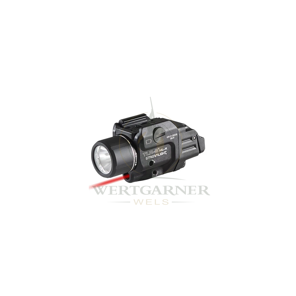 Streamlight TLR-8 HL-X USB 1000 Lumen | Red Laser | Battery, image 1 of 6