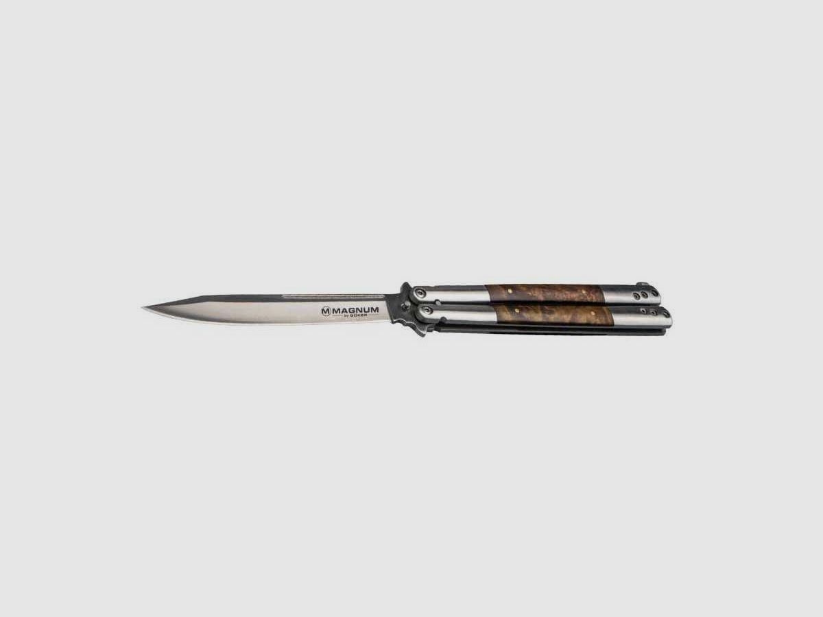 Balisong Butterfly Knives Wood Large Boker Magnum