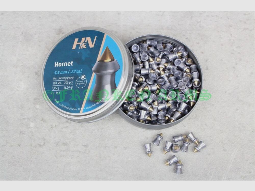 H&N Hornet 5,5mm 200 Stück Hornet 5,5mm 200 Stück Staffelpreise