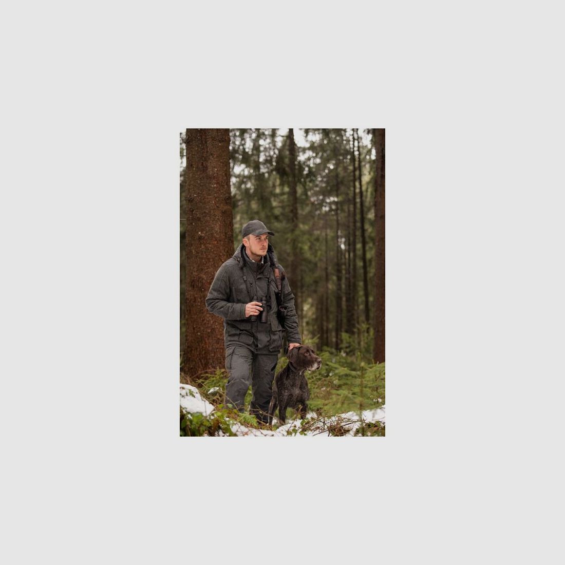 Blaser Graphite Hose Herren grau-braun meliert