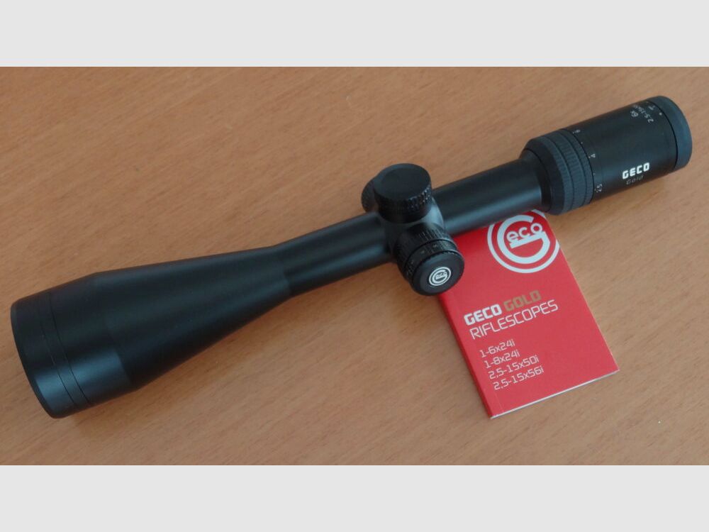 GECO Geco Zielfernrohr Gold 2,5-15x56i, Abs. 4 beleuchtet