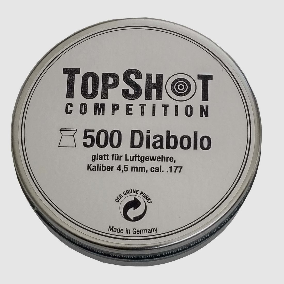 TOPSHOT Diabolo Competition glatt 4,5mm