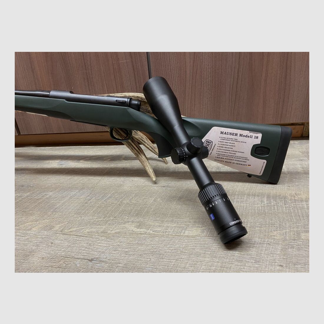 Mauser M18 Waldjagd, mit Zeiss Conquest V4 3-12x56