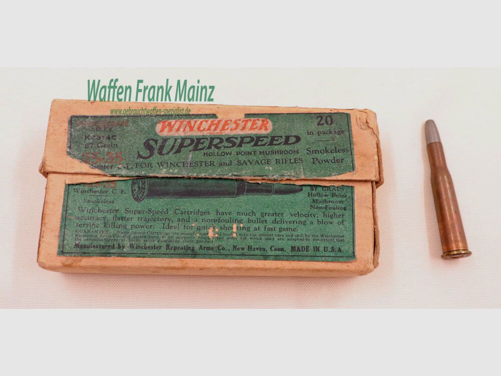 Winchester - USA cartouches de fusil .25-35 Win (6,5x52R)