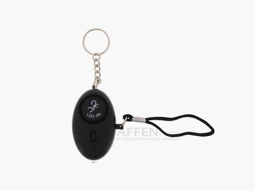 Schrillalarm Scorpion Security 120 db mit Taschenlampe