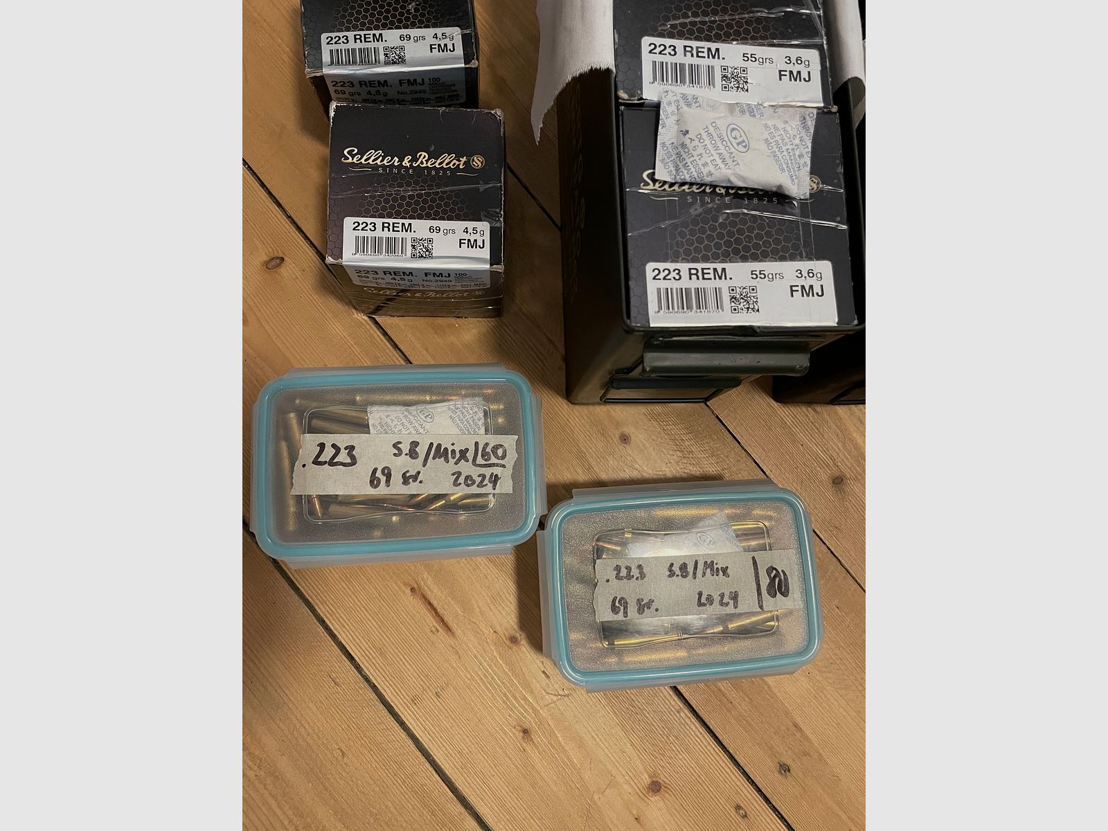 .223 ammunition total 2240 rounds incl. 3 ammo boxes